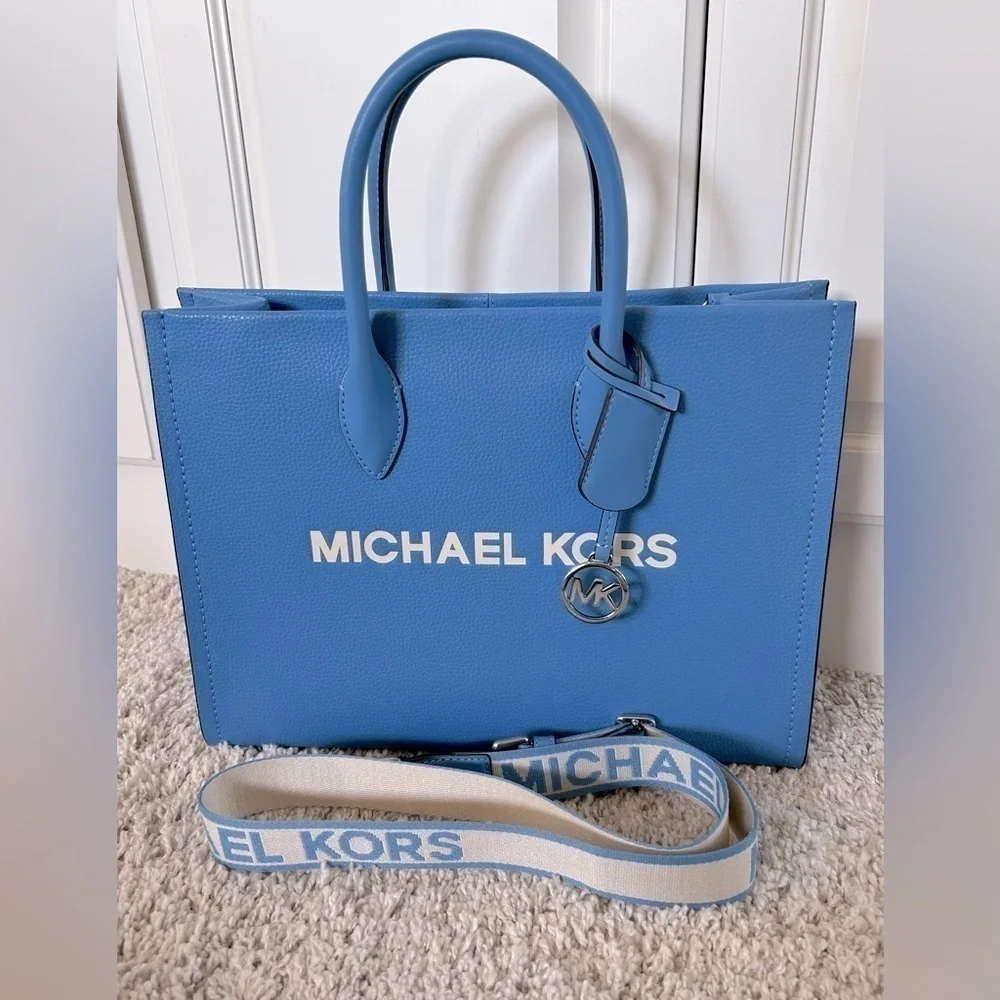 Michael Kors Mirella Medium Tote with Matching Large Snap Wallet